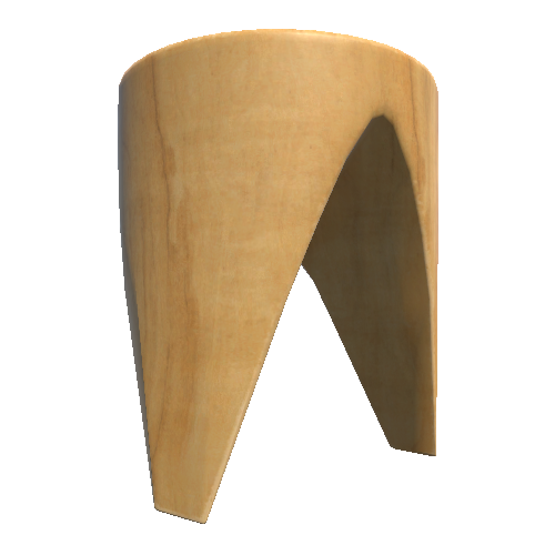 Wooden stool